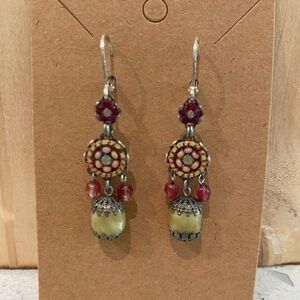 Ayalabar Colorful Beaded Dangle Earrings